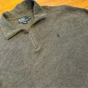 Polo by Ralph Lauren men’s 1/4 zip ribbed pullover  XL